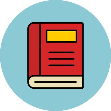 kitap web vektör illüstrasyonu