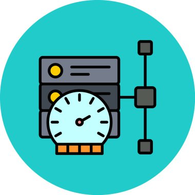 seo modern simgesinin vektör illüstrasyonu