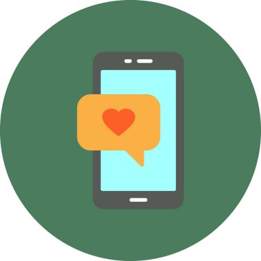 akıllı telefon simgesi vektör illüstrasyonu