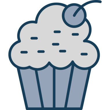 Tatlım. Web simgesi basit illüstrasyon