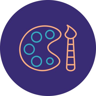 Modern b 'nin vektör illüstrasyonunda yiyecek ikonu yok