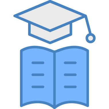 Kitaplar. Web simgesi vektör illüstrasyonu