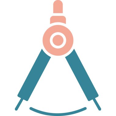 Tek bir izole simgenin vektör illüstrasyonu