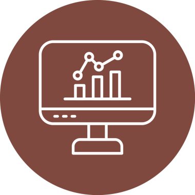 İş simgesinin vektör illüstrasyonu