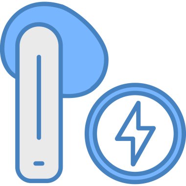 Elektrik gücü. Web simgesi basit tasarım