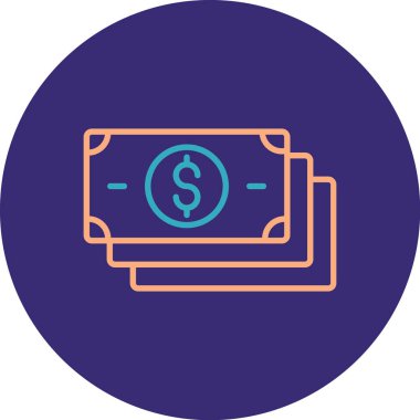 fatura para simgesi vektör illüstrasyonu