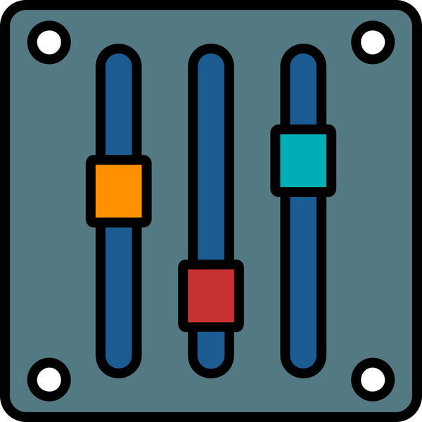 Иконка вектора цвета
