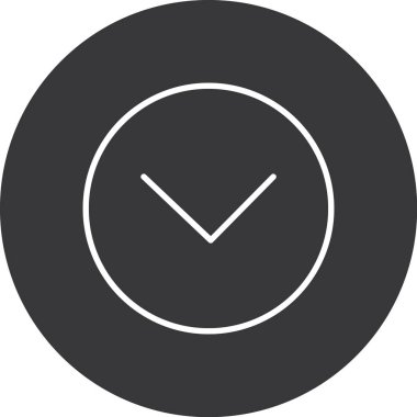 vektör zaman simgesi çizimi