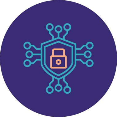 bir bilgisayarın vektör simgesi