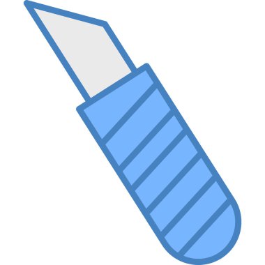 Bıçak simgesi, vektör illüstrasyonu