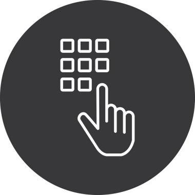 seo modern simgesinin vektör illüstrasyonu