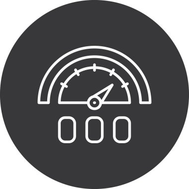 hız dometresi vektör illüstrasyonuName