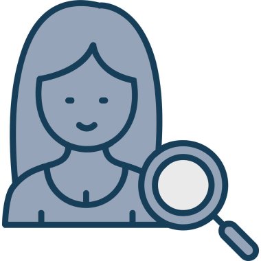 Kadın araması. Basit tasarım