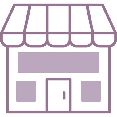 Dükkan. Basit resimleme