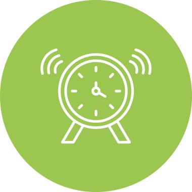 Alarm saat vektör simgesi modern basit tasarım