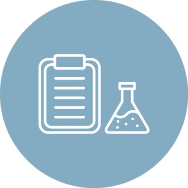 tıbbi test vektör simgesi modern basit tasarım