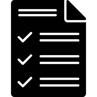 Kolayca düzenleyebilen ve düzenleyebilen İşlem Listesi Vektörü simgesi