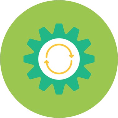 Teçhizat Web simgesi basit illüstrasyon