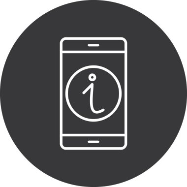 Vektör Mobil simge illüstrasyonu
