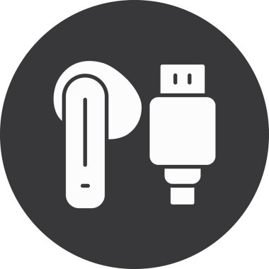 usb flash disk vektör simgesi