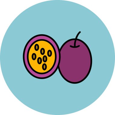 Gıda simgesinin vektör illüstrasyonu