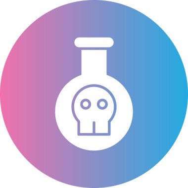 Kafatasının bir simgesinin vektör çizimi