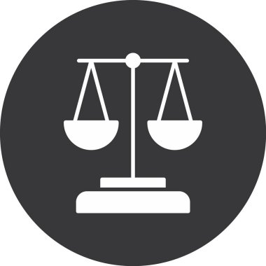 Vektör ölçekler web simgesi