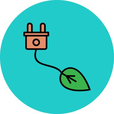 Bir dolgunun vektör illüstrasyonu