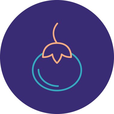 Şirin bir simgenin vektör illüstrasyonu