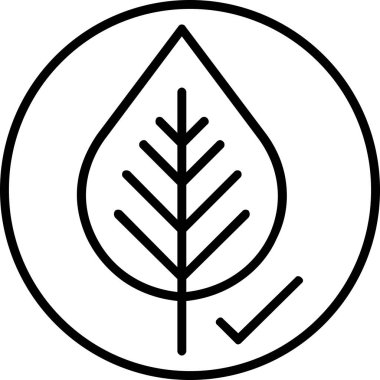 Yaprak yaprağı simgesi. vektör illüstrasyonu