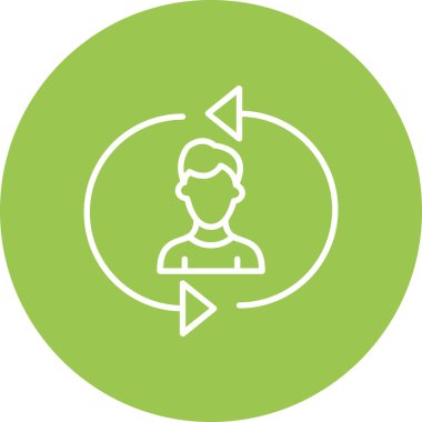 İş simgesinin vektör illüstrasyonu