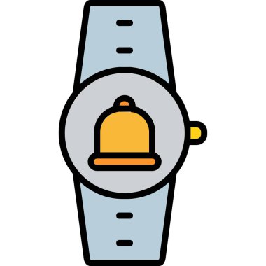 Zil. Web simgesi basit illüstrasyon