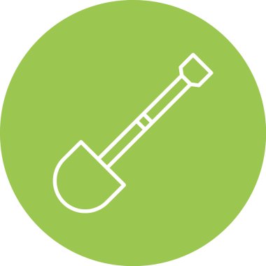 Bahçe ve bahçe araçlarının vektör illüstrasyonu simgesi