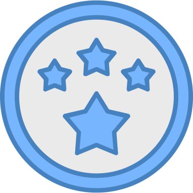 Yıldız. Web simgesi basit illüstrasyon