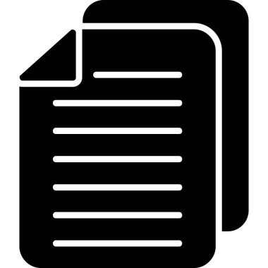 belge simgesi, vektör çizimi