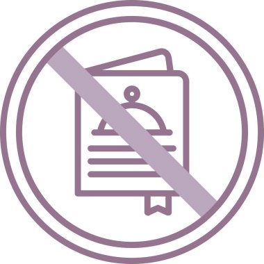 belge simgesi, vektör illüstrasyonu basit tasarım