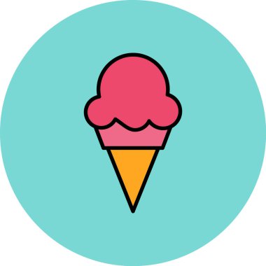 Dondurma. Basit resimleme