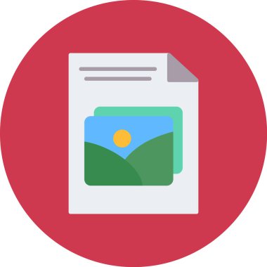 belge simgesi vektör illüstrasyonu