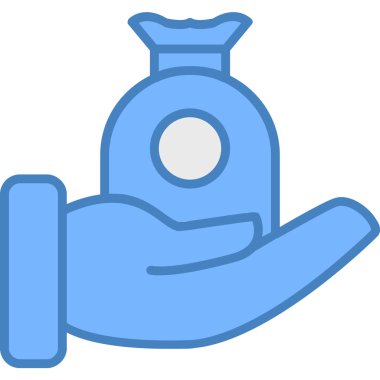 el ikonu vektör illüstrasyonu