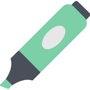 Vurgulamanın Vektör İllüstrasyonu, Basit Simge