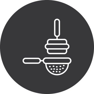 Gıda simgesinin vektör illüstrasyonu