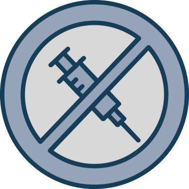 Enjeksiyon ikonu vektör illüstrasyonu