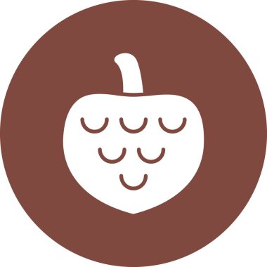 Modern yiyecek simgesinin vektör çizimi