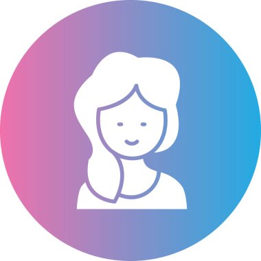 avatar. Web simgesi basit illüstrasyon