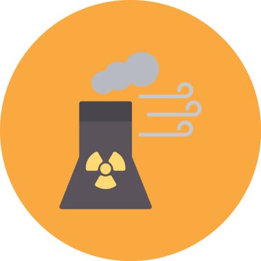 Nükleer santral simgesinin çizimi