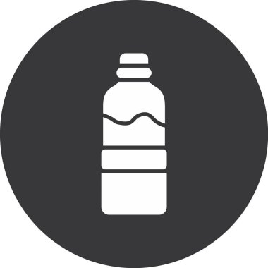 Şişe simgesinin vektör illüstrasyonu