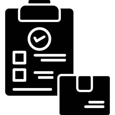 Katı biçimli pano simgesi kontrol listesi