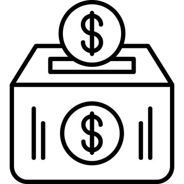 para çantası simgesi, vektör biçimi