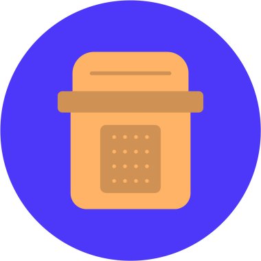 Kahve. Web simgesi basit illüstrasyon