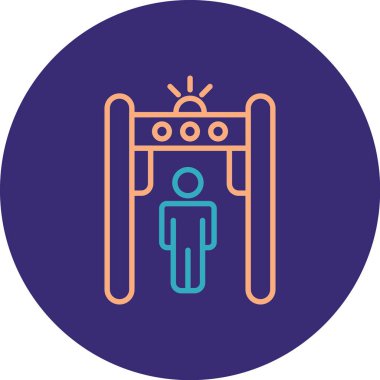 İnsan simgesinin vektör illüstrasyonu